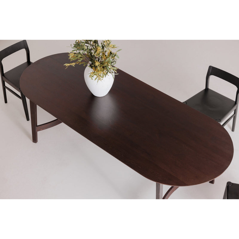 media image for Trie Dining Table Dark Brown By Moes Home Mhc Ve 1098 20 17 248