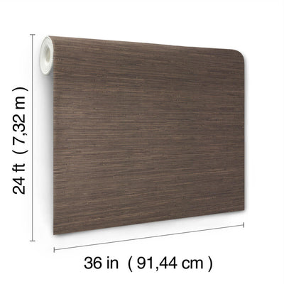 product image for Knotted Grass Wallpaper in Brown 81