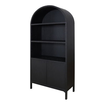 product image for Wilde Display Cabinet Black Oak 2 24