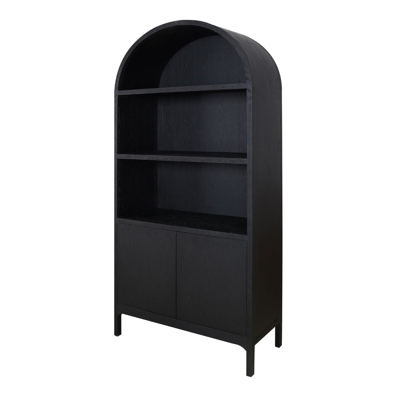 media image for Wilde Display Cabinet Black Oak 2 236