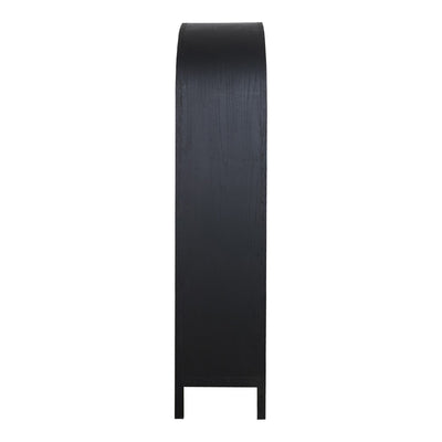 product image for Wilde Display Cabinet Black Oak 4 4