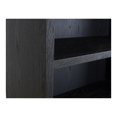 product image for Wilde Display Cabinet Black Oak 6 34