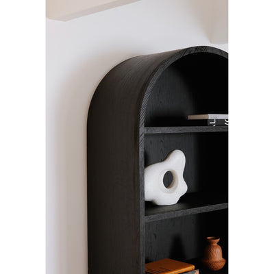 product image for Wilde Display Cabinet Black Oak 9 71