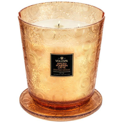 product image for spiced pumpkin latte 5 wick hearth candle 1 81