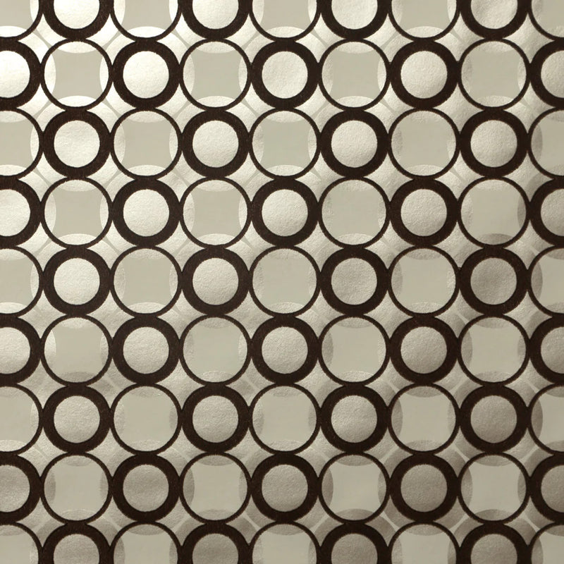 media image for Circles Wallpaper in Champagne by Burke Decor 247