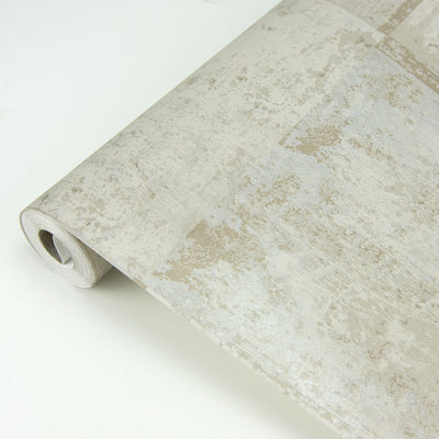 product image for Vela Distressed Geometric Wallpaper in Taupe from the Polished Collection by Brewster Home Fashions 6