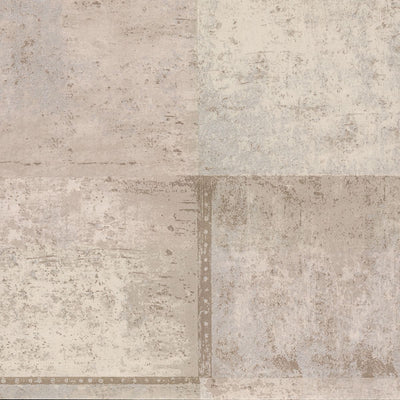 product image for Vela Distressed Geometric Wallpaper in Taupe from the Polished Collection by Brewster Home Fashions 98