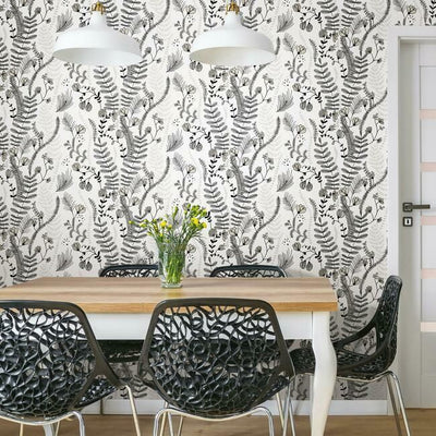 product image for Verso Peel & Stick Wallpaper in Grey and Taupe by RoomMates for York Wallcoverings 37