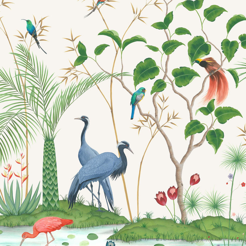 media image for Mirage Ivory Wallpaper from the Empyrea Collection by Osborne & Little 221