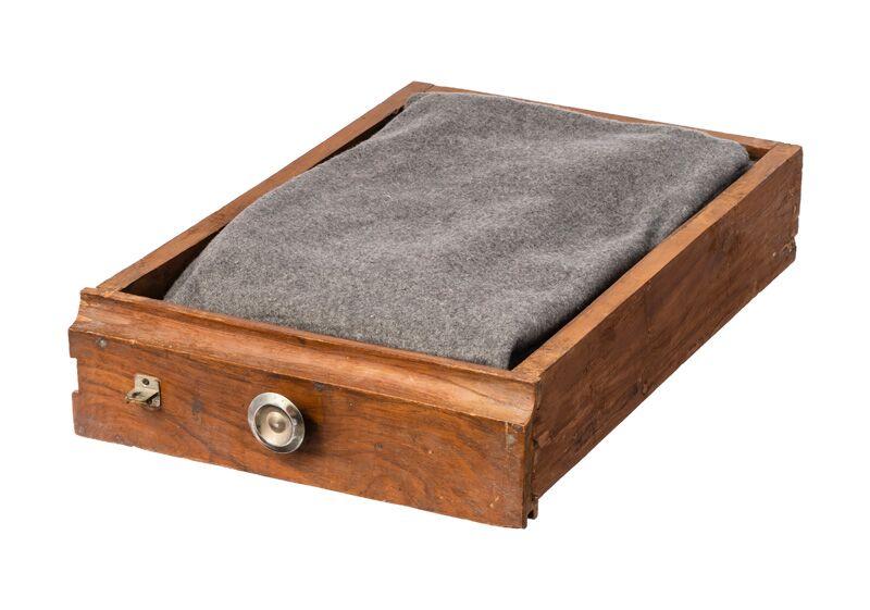 media image for vintage drawer pet bed gray design by puebco 1 242