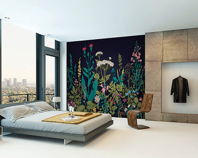 product image for Botanical Fleur Wall Mural 37