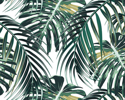 product image for Tropical Leaves Wall Mural 73