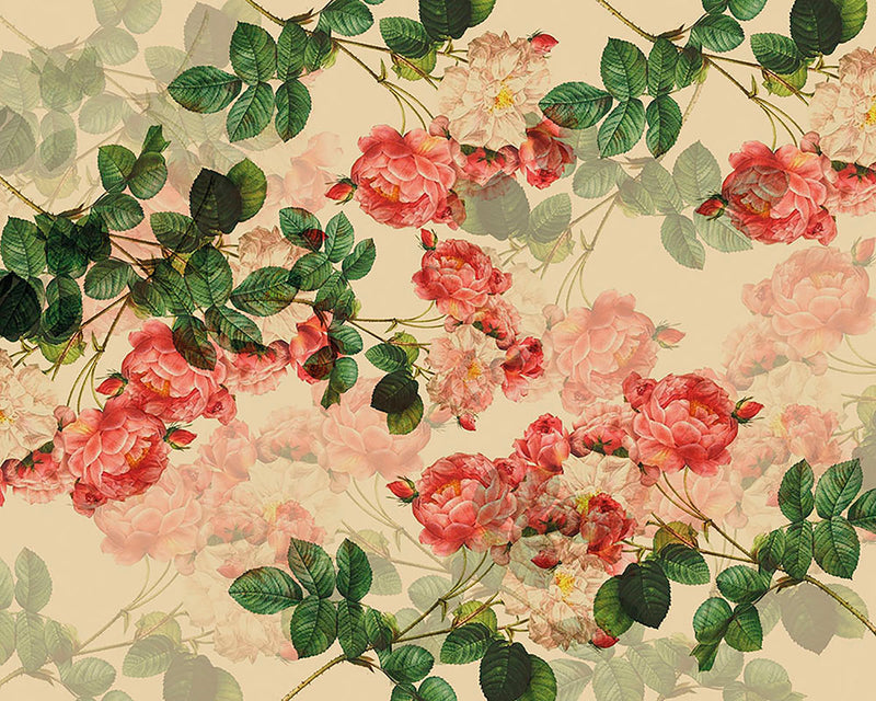 media image for Vintage Botanic Wall Mural 218