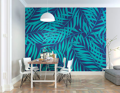 product image for Foliage of Exotic Trees Wall Mural 72