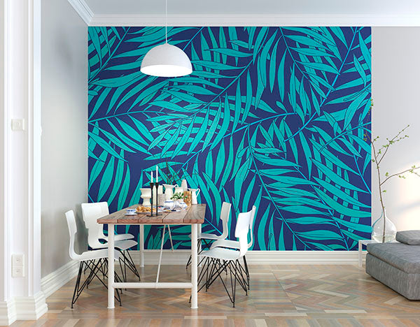 media image for Foliage of Exotic Trees Wall Mural 266