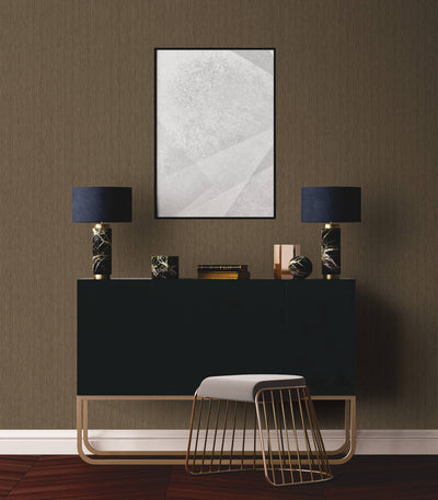 product image for Textile Effect Vertical Wallpaper in Brown 71