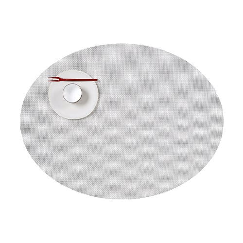 media image for mini basketweave oval placemat by chilewich 100130 002 21 269