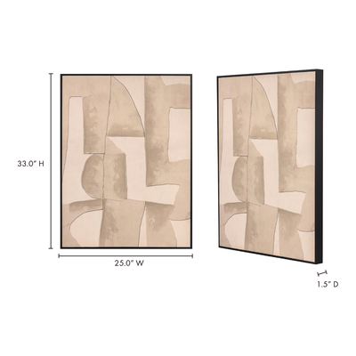 product image for saga 1 wall decor by bd la mhc wp 1258 37 5 7