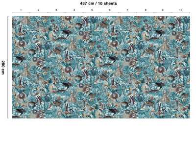 product image for Underwater Jungle No. 2 Wallpaper by KEK Amsterdam 49