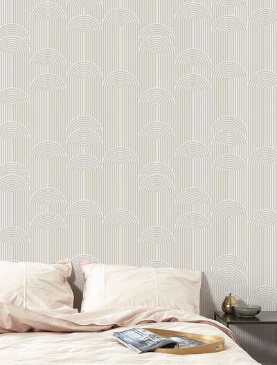 product image for Graphic Lines Beige WP-734 Wallpaper by Kek Amsterdam 23