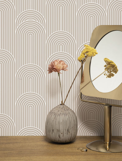 product image for Graphic Lines Sand WP-735 Wallpaper by Kek Amsterdam 44