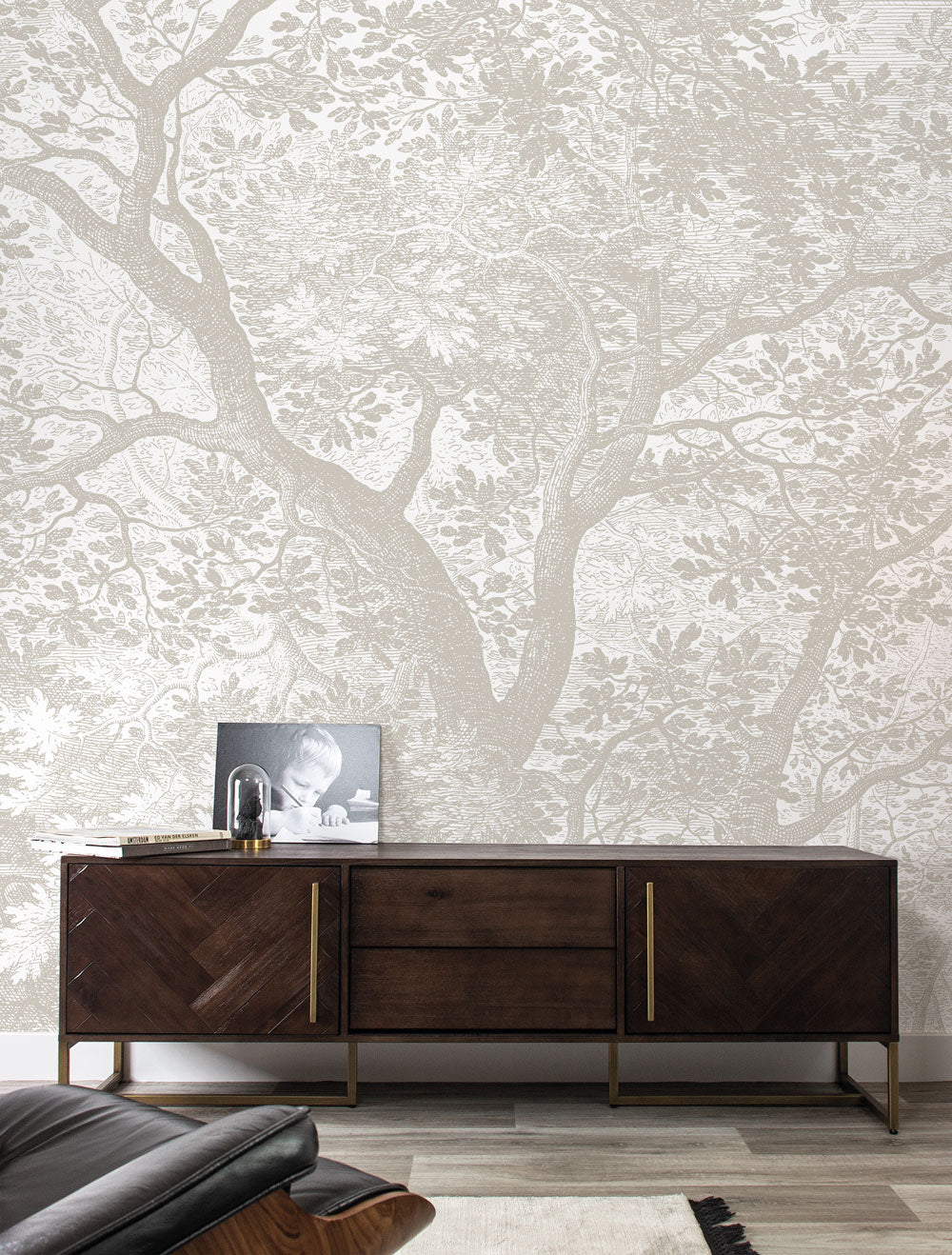 Shop Engraved Landscapes Grey No. 2 Wallpaper by KEK Amsterdam | Burke ...