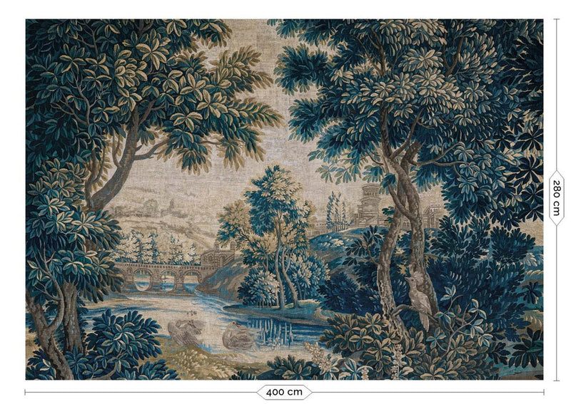 media image for Landscape Tapestries Wall Mural No. 2 from Vintage Tapestry 214