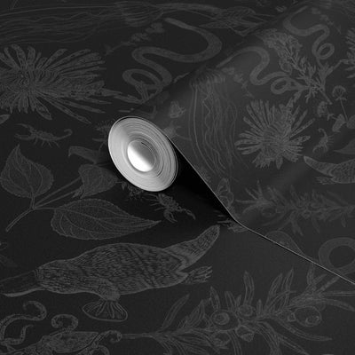 product image for Critters Wallpaper in Black/Black 15