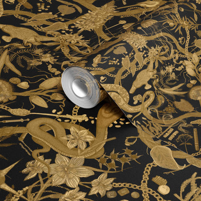 product image for Glamour Life Wallpaper in Black/Gold 70