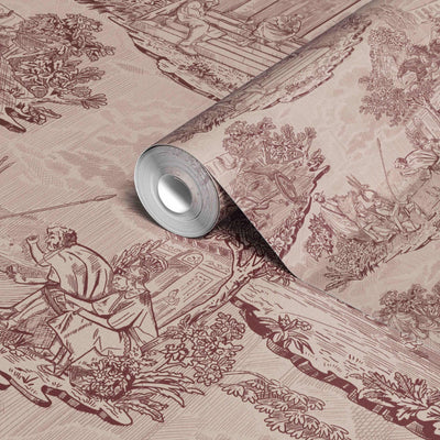 product image for Thuglife Wallpaper in Blush/Maroon 86