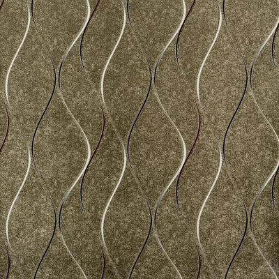 product image of Wavy Stripe Wallpaper in Soft Brushed Gold and Metallic by York Wallcoverings 544