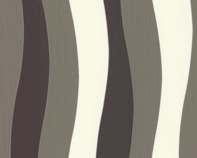 product image of sample wavy stripes wallpaper in neutrals and ivory design by bd wall 1 542