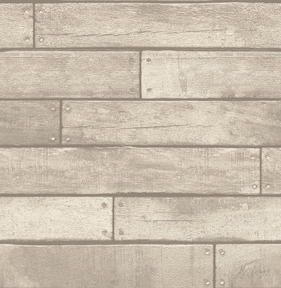product image for Weathered Grey Nailhead Plank Wallpaper from the Essentials Collection by Brewster Home Fashions 45