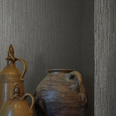 product image for Weekender Weave Wallpaper in Black from the Traveler Collection by Ronald Redding 17