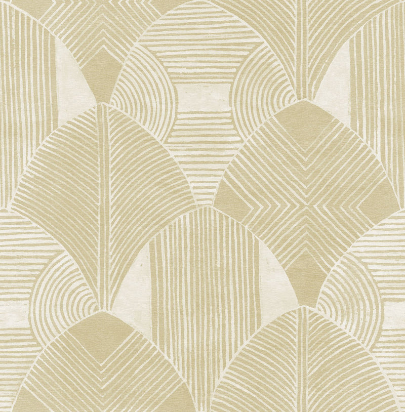 media image for Westport Geometric Wallpaper in Coffee from the Scott Living Collection by Brewster Home Fashions 285