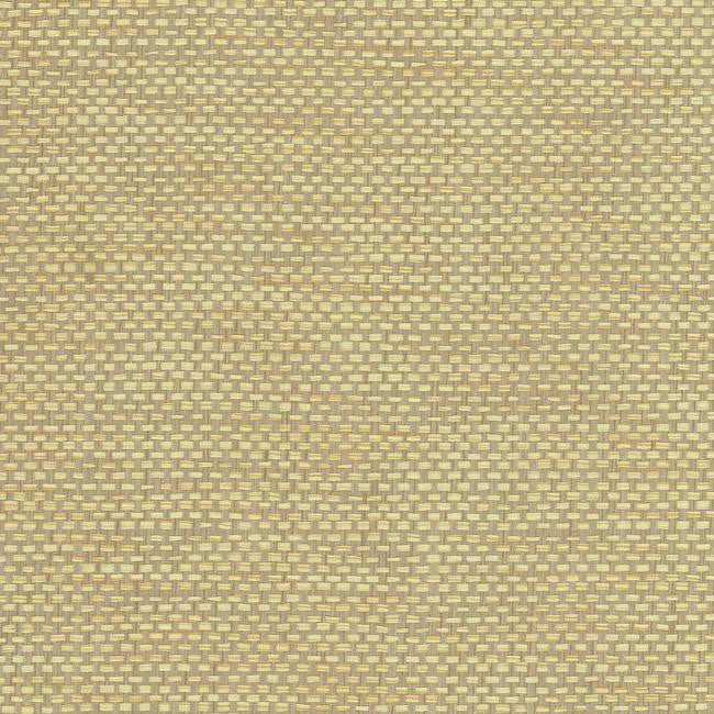 media image for Woven Crosshatch Wallpaper in Cream and Grey from the Grasscloth II Collection by York Wallcoverings 29