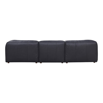 product image for form lounge modular black leather sectional vantage by bd la mhc xq 1005 02 3 81