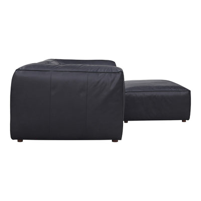 product image for form nook modular black leather sectional vantage by bd la mhc xq 1006 02 3 11