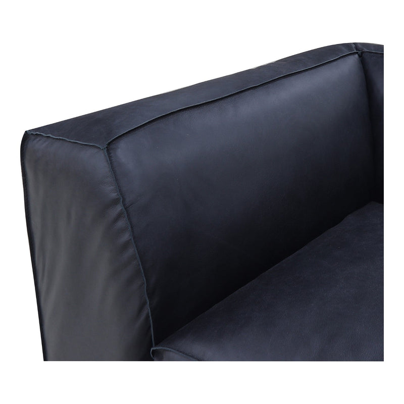 media image for form nook modular black leather sectional vantage by bd la mhc xq 1006 02 6 29