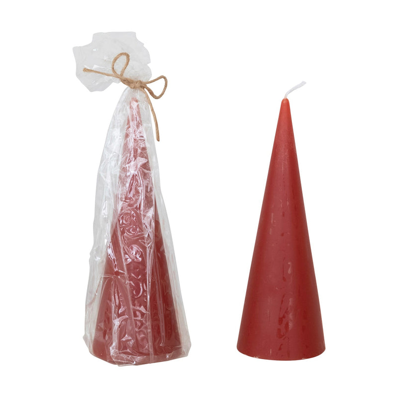 media image for Tree Shaped Candle in Red 222