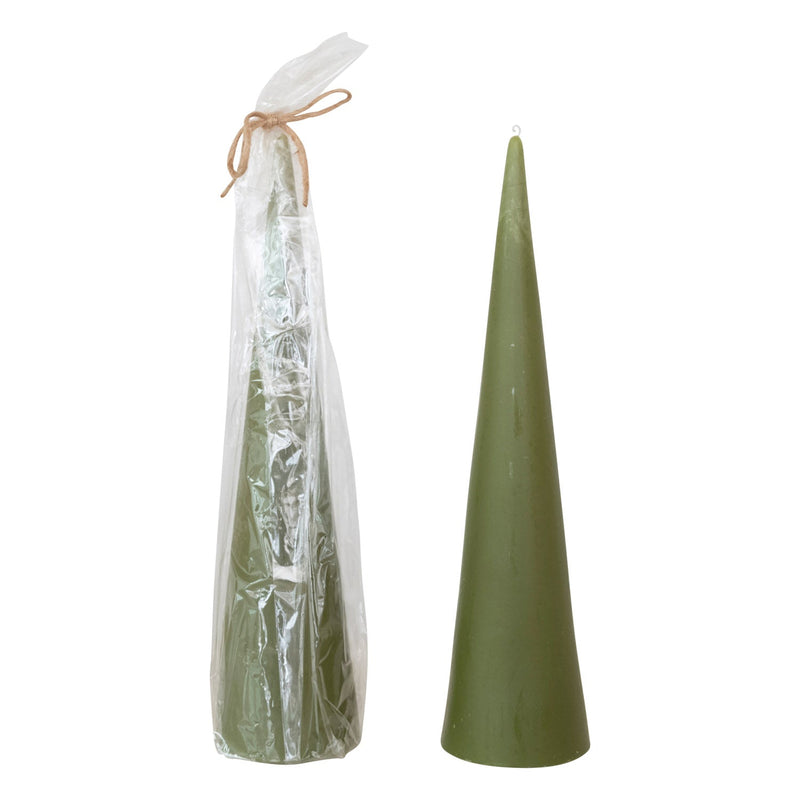 media image for Tree Shaped Candle in Green 217