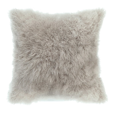 product image for Cashmere Fur Pillow Light Grey 3 31