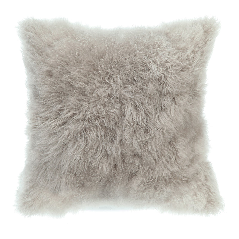 media image for Cashmere Fur Pillow Light Grey 3 22