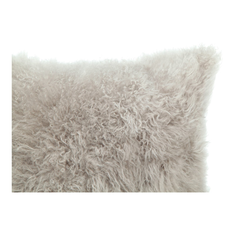 media image for Cashmere Fur Pillow Light Grey 4 247