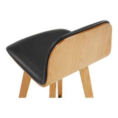 product image for napoli leather barstool black by bd la mhc yc 1022 02 5 13