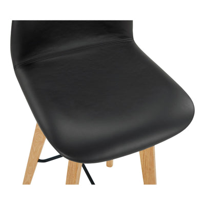 product image for napoli leather barstool black by bd la mhc yc 1022 02 7 81