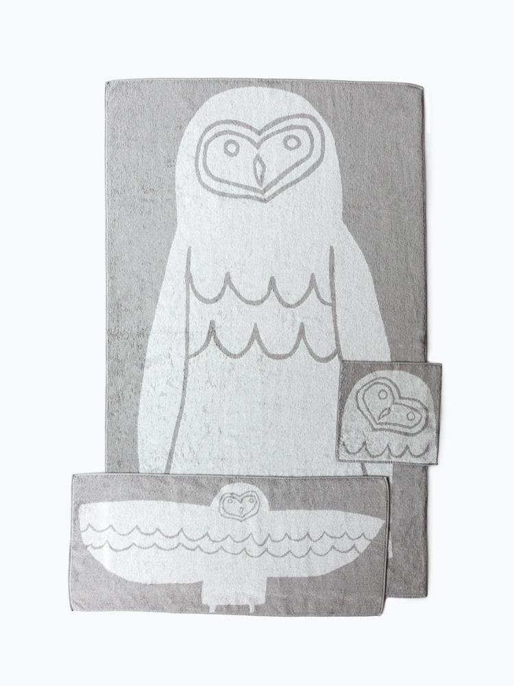 media image for animal towel owl in various sizes 1 282