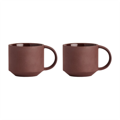 product image for yuka mug set of 2 in dark terracotta 1 82