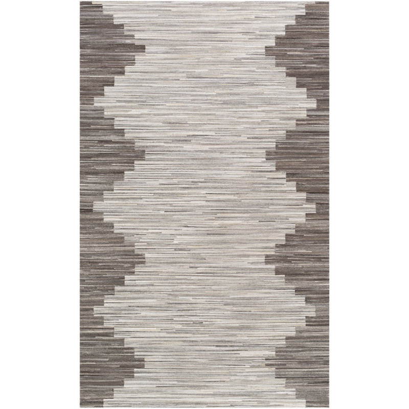 media image for Zander ZND-1007 Hand Crafted Rug in Ivory & Medium Grey by Surya 213