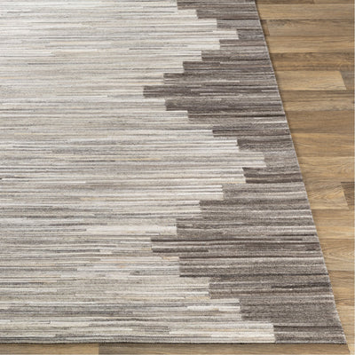 product image for Zander ZND-1007 Hand Crafted Rug in Ivory & Medium Grey by Surya 49